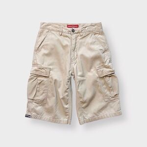 Vtg 90s Y2K Unionbay Corduroy Cargo Shorts, Skater Grunge 30 Skate Long 6 Pocket